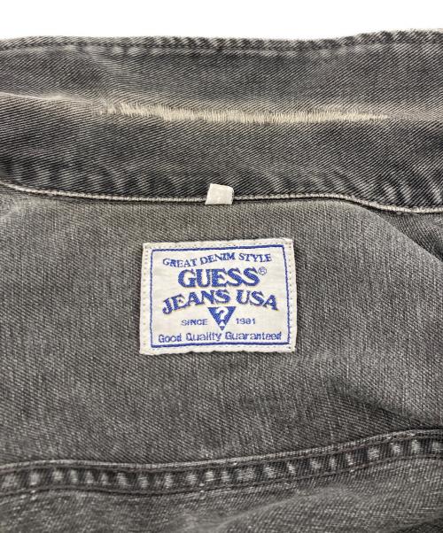 GUESS（ゲス）GUESS (ゲス) デニムジャケット ブラック サイズ:XLの古着・服飾アイテム