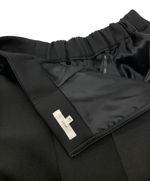 YORI（ヨリ）YORI (ヨリ) トリプルクロスショートパンツ ブラック サイズ:34の古着・服飾アイテム