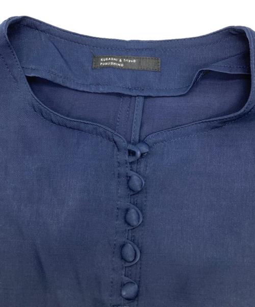 kurashi&trips publishing（クラシアンドトリップス パブリッシング）kurashi&trips publishing (クラシアンドトリップス パブリッシング) セミフォーマルドレス ネイビー サイズ:Ｍの古着・服飾アイテム