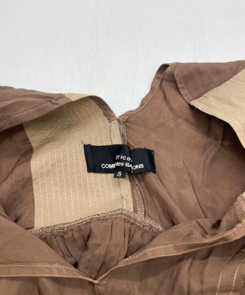 tricot COMME des GARCONS（トリココムデギャルソン）tricot COMME des GARCONS (トリココムデギャルソン) デザインワンピース ブラウン サイズ:Sの古着・服飾アイテム