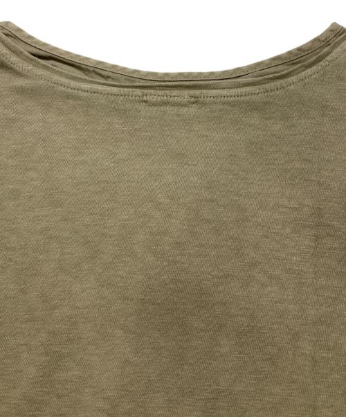 KAPITAL（キャピタル）KAPITAL (キャピタル) 天竺ルイスTシャツ オリーブ サイズ:2の古着・服飾アイテム