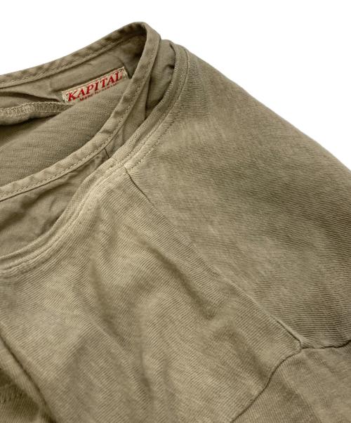 KAPITAL（キャピタル）KAPITAL (キャピタル) 天竺ルイスTシャツ オリーブ サイズ:2の古着・服飾アイテム