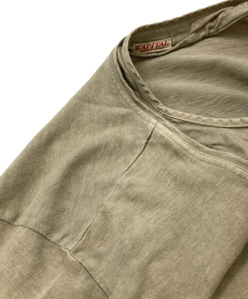 KAPITAL（キャピタル）KAPITAL (キャピタル) 天竺ルイスTシャツ オリーブ サイズ:2の古着・服飾アイテム