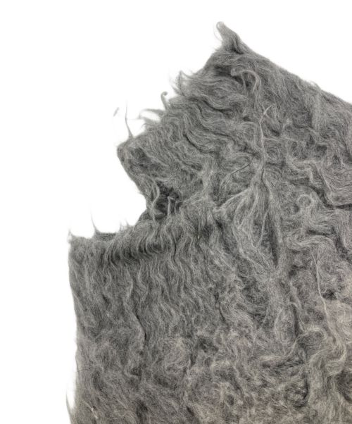 FRAY ID（フレイ アイディー）FRAY ID (フレイ アイディー) モヘアMIXシャギーカーディガン グレー サイズ:Fの古着・服飾アイテム