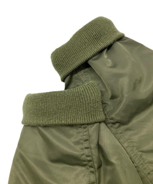 GUESS（ゲス）GUESS (ゲス) MA-1ジャケット オリーブ サイズ:XSの古着・服飾アイテム