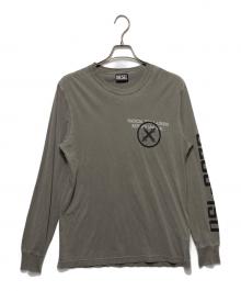 DIESEL（ディーゼル）の古着「プリントカットソー」｜ブラウン