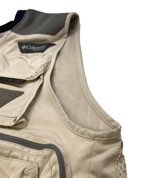 Columbia（コロンビア）Columbia (コロンビア) PFGヘンリーフォークベスト ベージュ サイズ:Sの古着・服飾アイテム