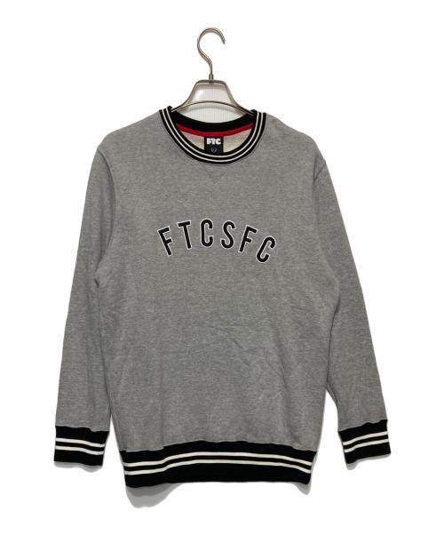 FTC（エフティーシー）FTC (エフティーシー) 刺繍スウェット グレー サイズ:Lの古着・服飾アイテム
