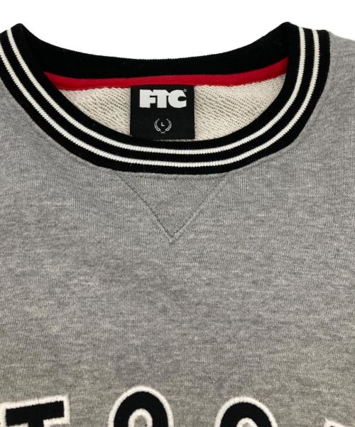 FTC（エフティーシー）FTC (エフティーシー) 刺繍スウェット グレー サイズ:Lの古着・服飾アイテム