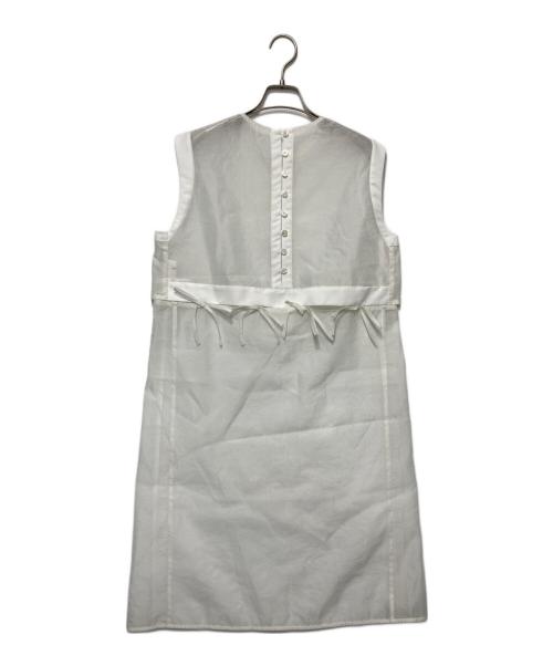 shirocon（シロコン）shirocon (シロコン) ノースリーブワンピース ホワイト サイズ:38の古着・服飾アイテム