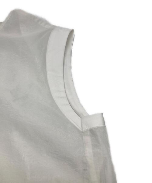 shirocon（シロコン）shirocon (シロコン) ノースリーブワンピース ホワイト サイズ:38の古着・服飾アイテム