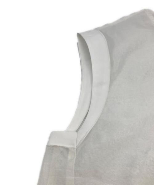 shirocon（シロコン）shirocon (シロコン) ノースリーブワンピース ホワイト サイズ:38の古着・服飾アイテム