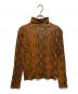 JOHN LAWRENCE SULLIVAN (ジョン ローレンス サリバン) 総柄ハイネックカットソー ブラウン サイズ:Ｍ：3500円
