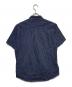 BLUE BLUE (ブルーブルー) ヒッコリーストライプ半袖シャツ ネイビー サイズ:4：4000円