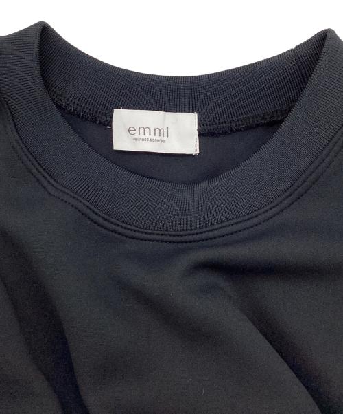 emmi（エミ）emmi (エミ) ダンボールボリュームスリーブワンピース ブラック サイズ:1 未使用品の古着・服飾アイテム