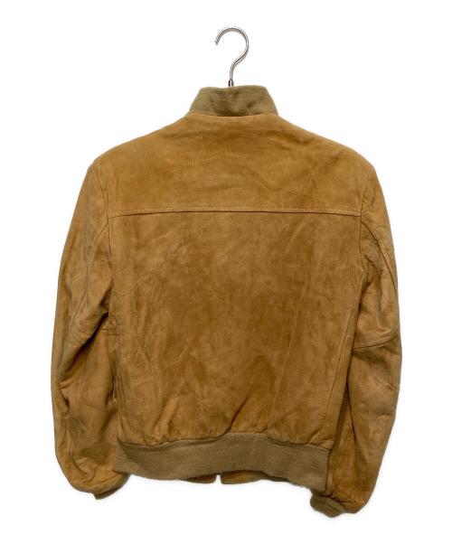 cooper（クーパー）cooper (クーパー) スエードレザージャケット ブラウン サイズ:38の古着・服飾アイテム