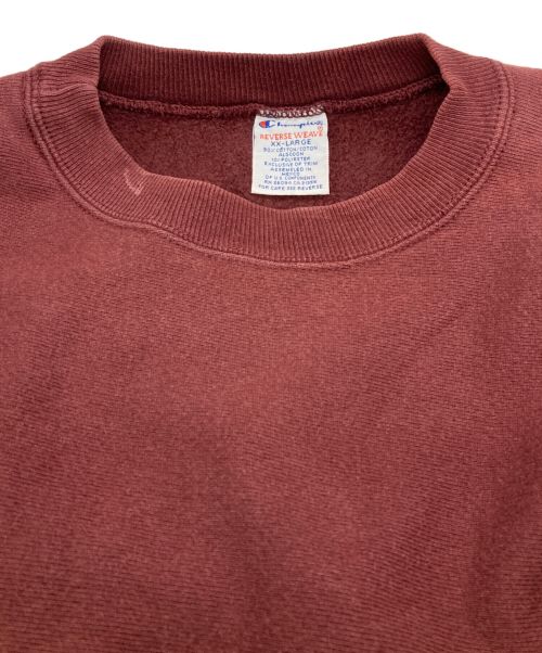 Champion（チャンピオン）Champion (チャンピオン) 刺繍スウェット ワインレッド サイズ:XXLの古着・服飾アイテム