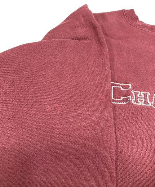 Champion（チャンピオン）Champion (チャンピオン) 刺繍スウェット ワインレッド サイズ:XXLの古着・服飾アイテム