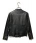 Noble (ノーブル) レザーライダースジャケット ブラック サイズ:38：3500円