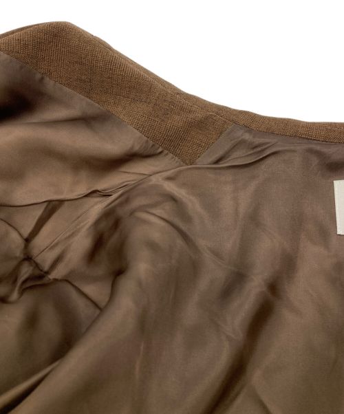 FUMIE=TANAKA（フミエタナカ）FUMIE=TANAKA (フミエタナカ) ジャケットロンパース ブラウン×カーキ サイズ:1の古着・服飾アイテム