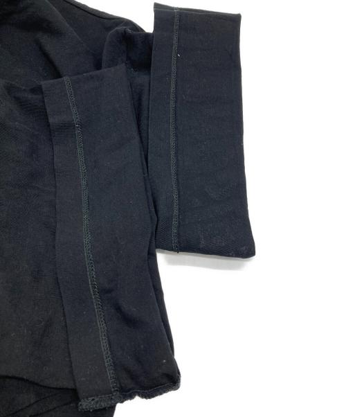 MM6 Maison Margiela（エムエムシックスメゾンマルジェラ）MM6 Maison Margiela (エムエムシックス メゾンマルジェラ) モトクロス ロゴ クロップド TシャツプリントTシャツ ブラック サイズ:Mの古着・服飾アイテム