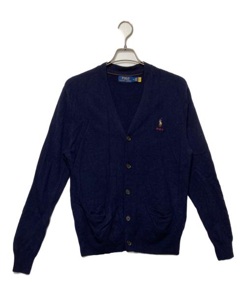 POLO RALPH LAUREN（ポロ・ラルフローレン）POLO RALPH LAUREN (ポロ・ラルフローレン) ニットカーディガン ネイビー サイズ:Mの古着・服飾アイテム