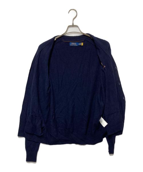 POLO RALPH LAUREN（ポロ・ラルフローレン）POLO RALPH LAUREN (ポロ・ラルフローレン) ニットカーディガン ネイビー サイズ:Mの古着・服飾アイテム