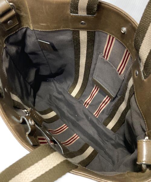 BALLY（バリー）BALLY (バリー) 2wayレザートートバッグ ブラウンの古着・服飾アイテム