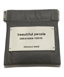 beautiful people（ビューティフルピープル）の古着「コインケース」｜グレー
