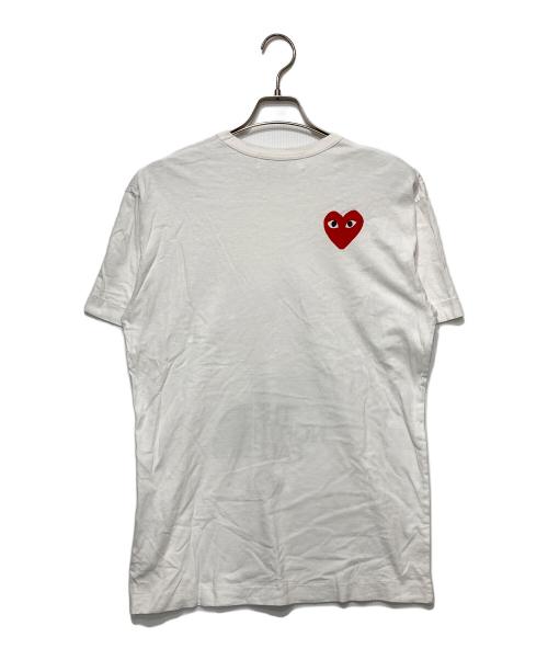 PLAY COMME des GARCONS（プレイコムデギャルソン）PLAY COMME des GARCONS (プレイ コムデギャルソン) THE NORTH FACE (ザ ノース フェイス) プリントTシャツ ホワイト サイズ:XLの古着・服飾アイテム