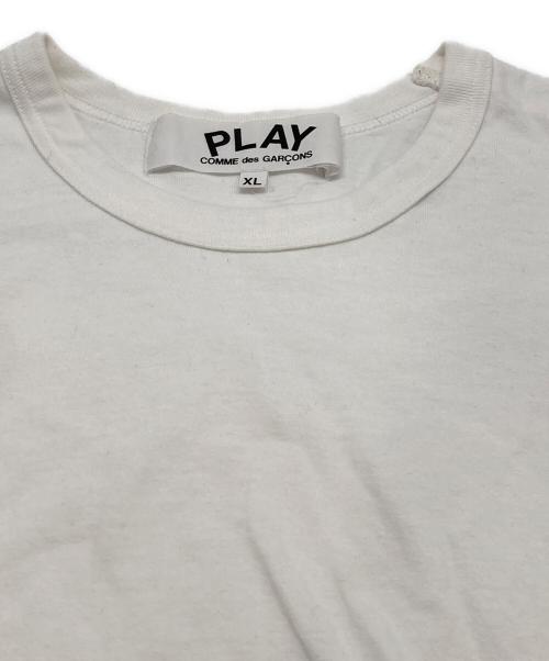 PLAY COMME des GARCONS（プレイコムデギャルソン）PLAY COMME des GARCONS (プレイ コムデギャルソン) THE NORTH FACE (ザ ノース フェイス) プリントTシャツ ホワイト サイズ:XLの古着・服飾アイテム
