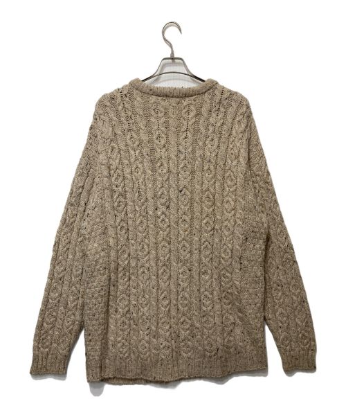 L.L.Bean（エルエルビーン）L.L.Bean (エルエルビーン) フィッシャーマンニット アイボリー サイズ:XLの古着・服飾アイテム