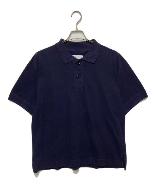 MHL（エムエイチエル）MHL (エムエイチエル) ポロシャツ ネイビー サイズ:Ｍの古着・服飾アイテム