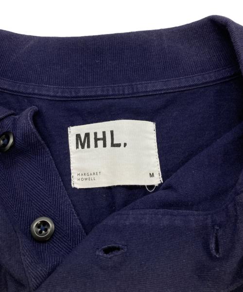 MHL（エムエイチエル）MHL (エムエイチエル) ポロシャツ ネイビー サイズ:Ｍの古着・服飾アイテム