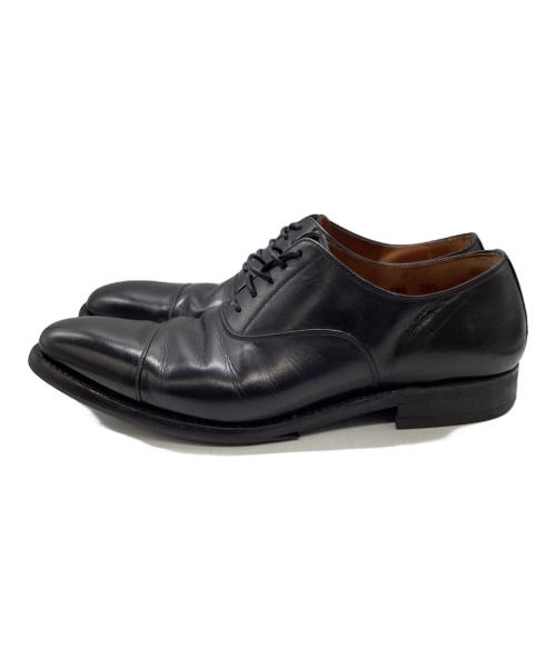 SCOTCH GRAIN（スコッチグレイン）SCOTCH GRAIN (スコッチグレイン) ストレートチップシューズ ブラック サイズ:26 1/2の古着・服飾アイテム