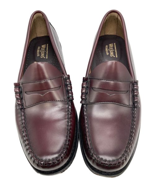 G.H.BASS WEEJUNS（ジーエイチ バス ウィージャンズ）G.H.BASS WEEJUNS (ジーエイチ バス ウィージャンズ) ペニーローファー ワインレッド サイズ:UK9/US10/EU43の古着・服飾アイテム