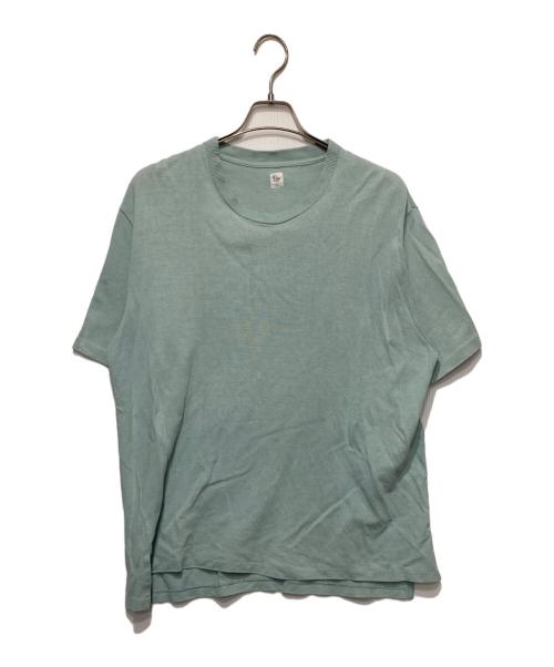 KAPTAIN SUNSHINE（キャプテンサンシャイン）KAPTAIN SUNSHINE (キャプテンサンシャイン) 和紙クルーネックtシャツ グリーン サイズ:40の古着・服飾アイテム