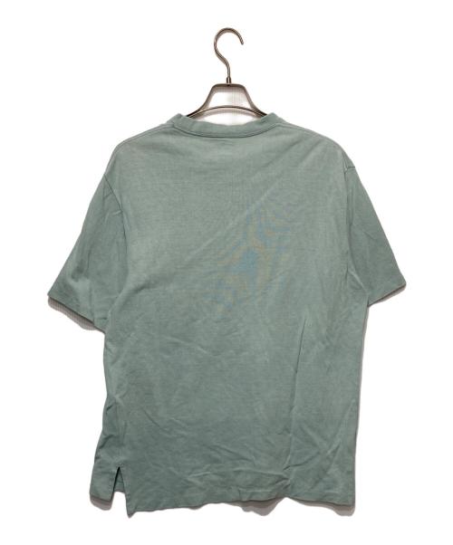 KAPTAIN SUNSHINE（キャプテンサンシャイン）KAPTAIN SUNSHINE (キャプテンサンシャイン) 和紙クルーネックtシャツ グリーン サイズ:40の古着・服飾アイテム