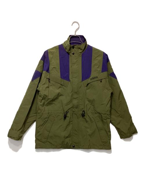adidas（アディダス）adidas (アディダス) ウエストマークシェルジャケット カーキ サイズ:Sの古着・服飾アイテム