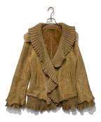 RIZALリサール）の古着「ムートンジャケット」｜ベージュ