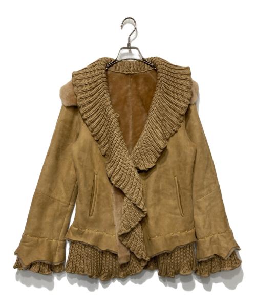 RIZAL（リサール）RIZAL (リサール) ムートンジャケット ベージュ サイズ:40の古着・服飾アイテム