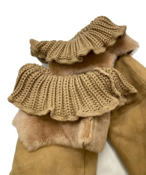 RIZAL（リサール）RIZAL (リサール) ムートンジャケット ベージュ サイズ:40の古着・服飾アイテム