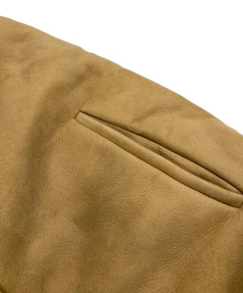 RIZAL（リサール）RIZAL (リサール) ムートンジャケット ベージュ サイズ:40の古着・服飾アイテム