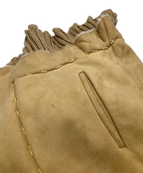 RIZAL（リサール）RIZAL (リサール) ムートンジャケット ベージュ サイズ:40の古着・服飾アイテム