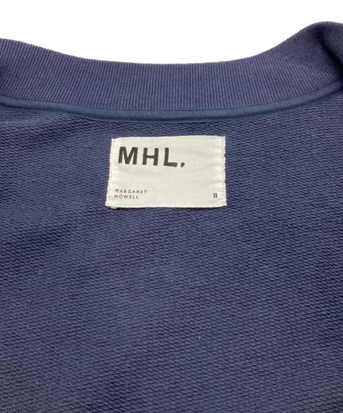 MHL（エムエイチエル）MHL (エムエイチエル) スウェットカーディガン ネイビー サイズ:2の古着・服飾アイテム
