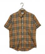 Burberry'sバーバリー）の古着「ホースシャドーノヴァチェックシャツ」｜ブラウン