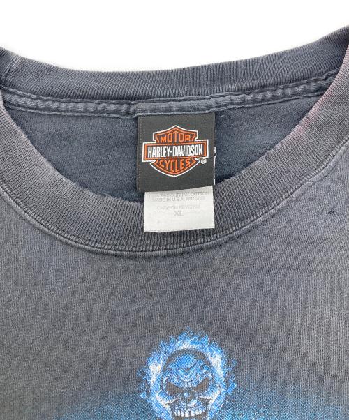 HARLEY-DAVIDSON（ハーレーダビッドソン）HARLEY-DAVIDSON (ハーレーダビッドソン) 両面プリントTシャツ ブラック サイズ:XLの古着・服飾アイテム