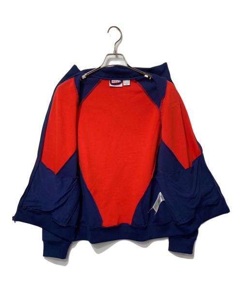 adidas（アディダス）adidas (アディダス) Lotta Volkova (ロッタ ヴォルコヴァ) トラックジャケット レッド×ネイビー サイズ:Mの古着・服飾アイテム