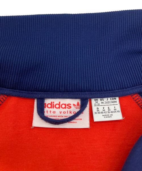 adidas（アディダス）adidas (アディダス) Lotta Volkova (ロッタ ヴォルコヴァ) トラックジャケット レッド×ネイビー サイズ:Mの古着・服飾アイテム