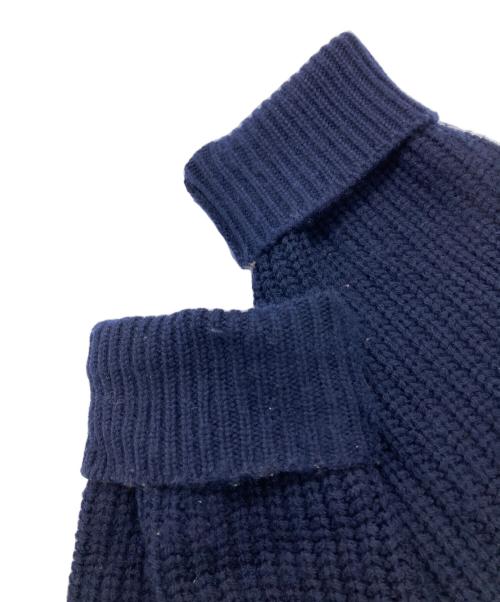 IZOD LACOSTE（アイゾッド ラコステ）IZOD LACOSTE (アイゾッド ラコステ) ウールニット ネイビー サイズ:XLの古着・服飾アイテム